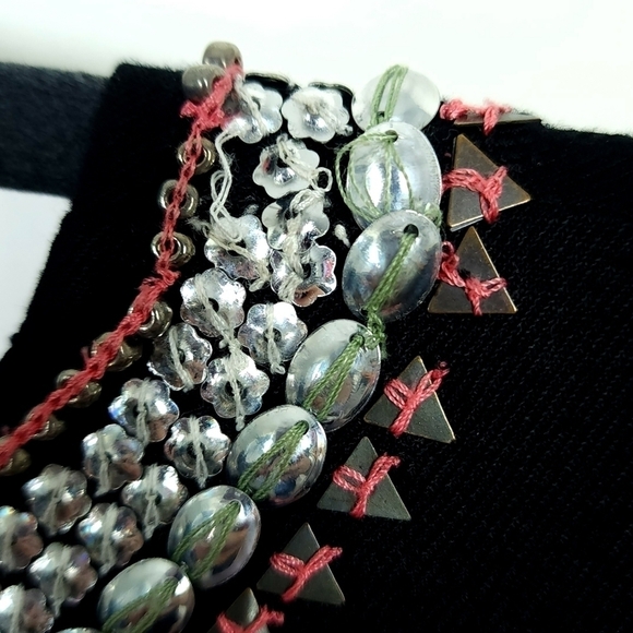 Anthropologie Maeve short sleeve Embellished dress size 4 - Picture 3 of 8